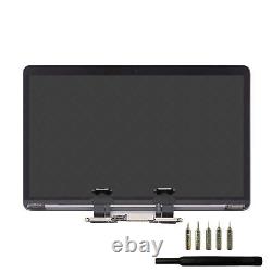For MacBook Pro 13 M1 A2338 2020 EMC3578 LCD Display Screen Assembly Space Gray