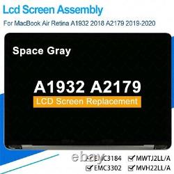 For Macbook Air 13 (A2179 2020) (A1932 2019) LCD Screen Assembly Replacement A+