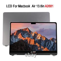 For Macbook Air A2681 13.6in LCD Display Screen Assembly Replacement Gray 2022