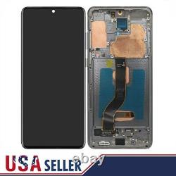 For Samsung Galaxy S20+ S20 Plus LCD Replacement Screen Digitizer +Frame DOT-A