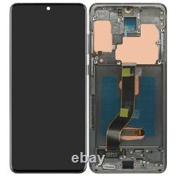 For Samsung Galaxy S20+ S20 Plus LCD Replacement Screen Digitizer +Frame DOT-A