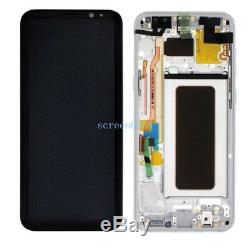 For Samsung Galaxy S8 S8+ Plus LCD Display Touch Screen Digitizer+Frame+cover
