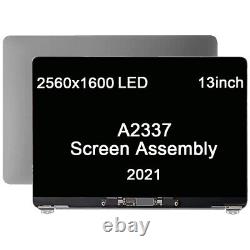 Full LCD Display Screen Digitizer For MacBook Air 13 A2337 2020 2021 Space Gray