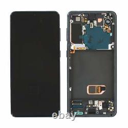 G991 LCD OLED Display w Frame for Samsung Galaxy S21 5G Phantom Gray