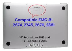 Genuine Apple MacBook Pro 15 Late 2013 Mid 2014 A1398 LCD Display Assembly