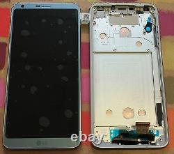 Genuine Ice Platinum Lg G6 H870 Replacement Screen Frame Display LCD Acq89384001