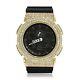 Gold Fully Iced Out Mens Casio G Shock Watch GA-100