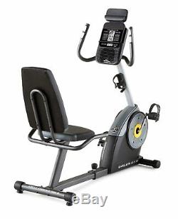 Gold's Gym GGEX61715 Cycle Trainer 400ri Recumbent Exercise Bike in Gray New