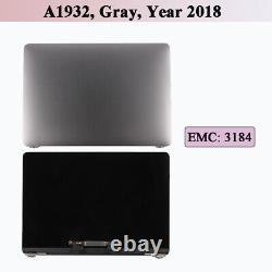 Gray For Apple MacBook Air A1932 13.3 LCD Screen Display Assembly Part 2018 US
