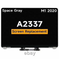 Gray For Apple MacBook Pro 13.3 A2337 2020 EMC 3598 MWTK2 LCD Display Assembly