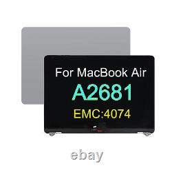 Gray For MacBook Air 13.6 A2681 2022 M2 LCD Screen Display Replacement Assembly