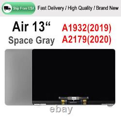 Gray LCD Display Screen Digitizer For Macbook Air 13 A2179 2020 2019 Replace