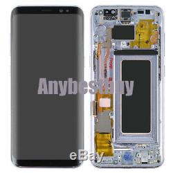 Gray LCD Display Touch Screen Digitizer + Frame Replacement Fr Samsung Galaxy S8