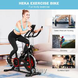 HEKA Stationary Exercise Bicycle Indoor Bike Cardio Health Cycling Home Fitness