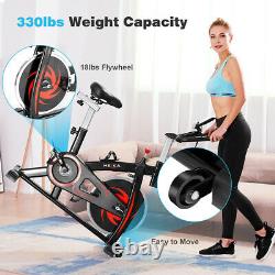 HEKA Stationary Exercise Bicycle Indoor Bike Cardio Health Cycling Home Fitness