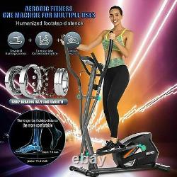 HOT Compact Magnetic Elliptical Exercise Fitness Training Machine Cardio Quiet