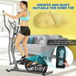 Heavy Duty Exercise Bike Eliptical Exercise Machine Smooth Quiet for Home Gym