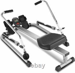 Hydraulic Rowing Machine Row Training Equipment 12 resistance levels Rower LCD