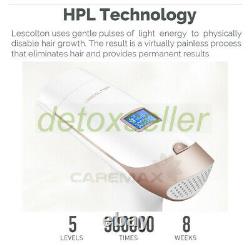 IPL Permanent Hair Laser Removal for Body & Face LCD Home Device 300, 000 Pulses