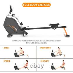 Indoor Magnetic Rowing Machine Home Gym Cardio Exercise Rower Equipment Fitness