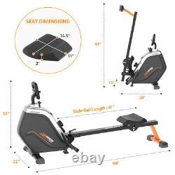 Indoor Magnetic Rowing Machine Home Gym Cardio Exercise Rower Equipment Fitness