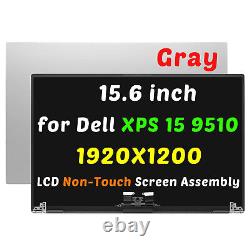 LCD Display Screen Assembly for Dell XPS 15 9510 9500 Precision 5550 5560 Gray