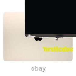 LCD Display Screen For MacBook Air M2 A2681 2022 Starlight Warm Gray MLY23LL/A