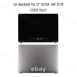 LCD Display Screen+Top Cover For MacBook Pro 13 M1 A2338 (2020) EMC 3578 Gray
