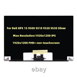 LCD Display screen FHD for Dell XPS 15 9500 9510 9520 9530 Silver Assembly 15.6