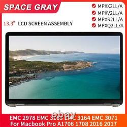 LCD Screen Display Assembly For MacBook Pro 13 A1706 A1708 2016 2017 Space Gray