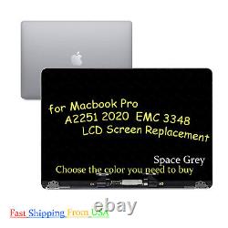 LCD Screen Display Assembly Replacement for MacBook Pro 13 A2251 2020 EMC 3348