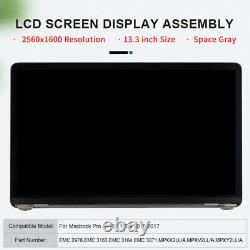 LCD Screen Display Assembly Space Gray For MacBook Pro 13 A1706 A1708 2016 2017