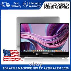 LCD Screen Display Retina Full Assembly A2251 A2289 For Apple MacBook Pro 2020