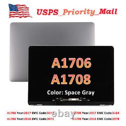 LCD Screen Replacement For MacBook Pro A1706 A1708 Retina Display Assembly Gray