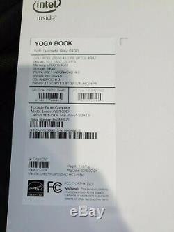 Lenovo Yoga Book 2-in-1 10.1 64GB SSD Tablet Gunmetal. Perfect. Extras incl