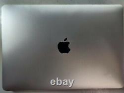 MacBook Pro A1706 15' Space Gray Cracked LCD PARTIAL DISPLAY AS IS/FOR PART