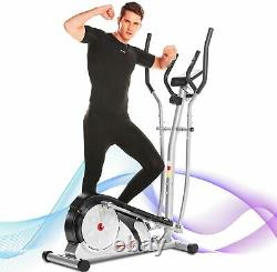 Magnetic Elliptical Machine Exercise Home Gym Fitness Quiet Smooth Light Weight