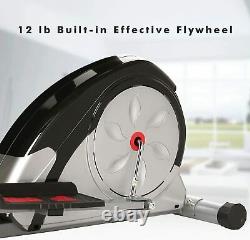 Magnetic Elliptical Machine Exercise Home Gym Fitness Quiet Smooth Light Weight