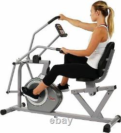 Magnetic Recumbent Exercise Bike 350lb Weight Capacity Home Gym Cardio Machine