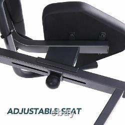 Magnetic Recumbent Exercise Bike Indoor Cycling Stationary Bike Adjustable Seat