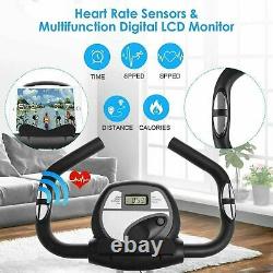 Magnetic Resistance Exercise Bike withApp, Compact Recumbent Total Body Healthy