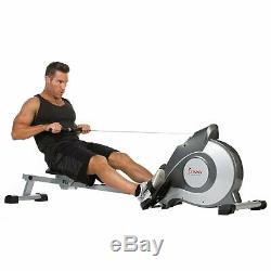 Magnetic Rowing Machine Rower LCD Monitor 8 Resistance Levels Heavy Duty Frame