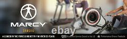 Marcy Recumbent Exercise Bike 8 Resistance Levels Padded Seat LCD Workout Gym