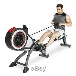 Marcy Turbine Rower NS-6050RE Glider Cardio Exercise Workout Rowing Row Gray