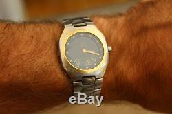 Mens Omega Seamaster Polaris Gold/Steel Multifunction watch (+box & extra links)