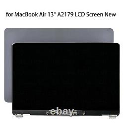 NEW 13 LCD Display Assembly MacBook Air A2179 2019 2020 Panel Screen Space Gray