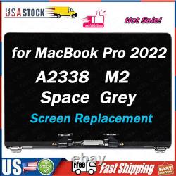 NEW For Apple MacBook Pro A2338 M2 LCD Screen Display Gray Silver Assembly A+ US