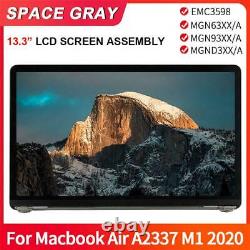 NEW LCD Screen Display Assembly Space Gray For MacBook Air 13 M1 A2337 2020
