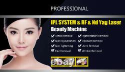 NEW Professional Laser RF IPL Hair Tattoo Removal Machine USA Seller
