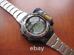 NEW RARE NOS 2000 CASIO SPF10 MB Sea Pathfinder LCD Digital Thermo Scanner watch